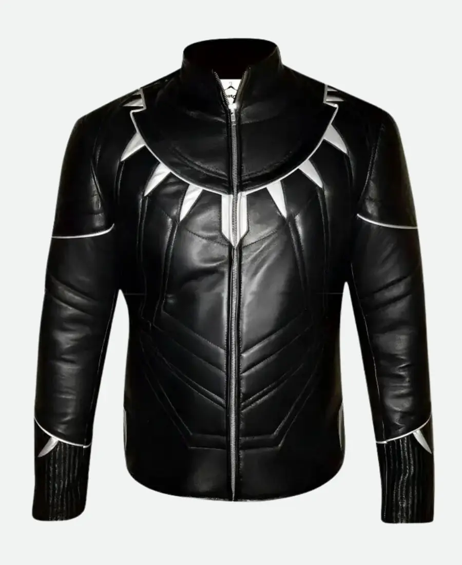 Chadwick Boseman Black Panther Leather Jacket