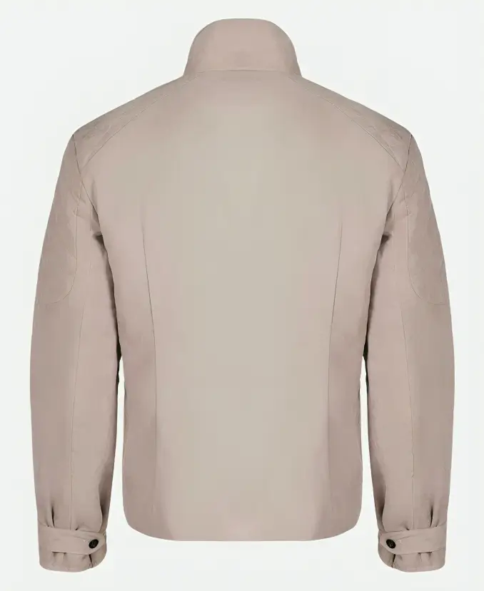 Jason Statham The Beekeeper Adam Clay Beige Jacket Back