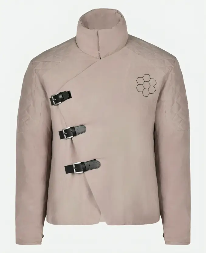 Jason Statham The Beekeeper Adam Clay Beige Jacket