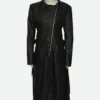 Brianna Hildebrand Deadpool Negasonic Teenage Warhead Leather Trench Coat