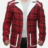 Ryan Reynolds Deadpool Wade Wilson Red Plaid Jacket