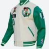 Boston Celtics NBA Varsity jacket Front