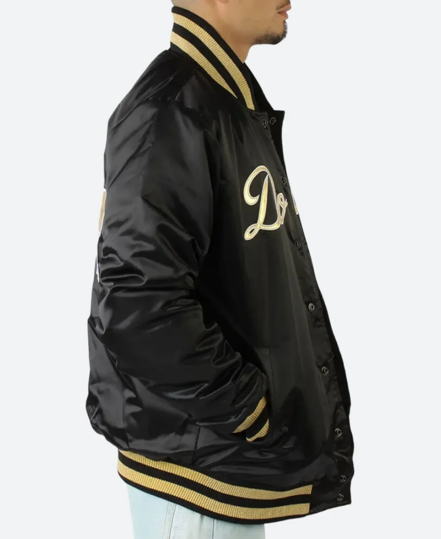 Los Angeles Dodgers Gold Patches Jacket 2