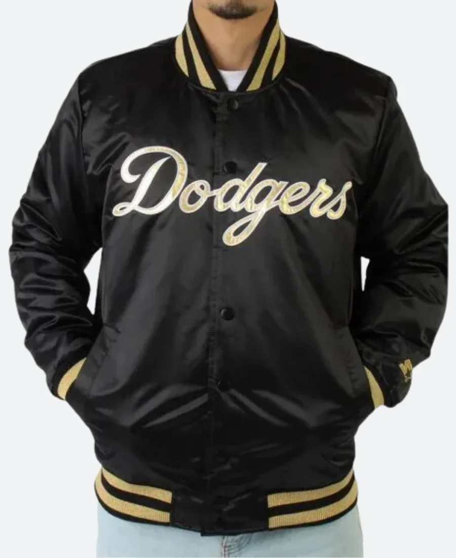 Los Angeles Dodgers Gold Patches Jacket