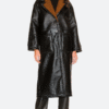Only Murders in the Building Mabel Mora Leather Coat Front Image
