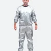 Santa Claus Oneside Christmas Costume Back Image