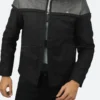 Star Trek Jean Luc Picard Leather Jacket Front Image