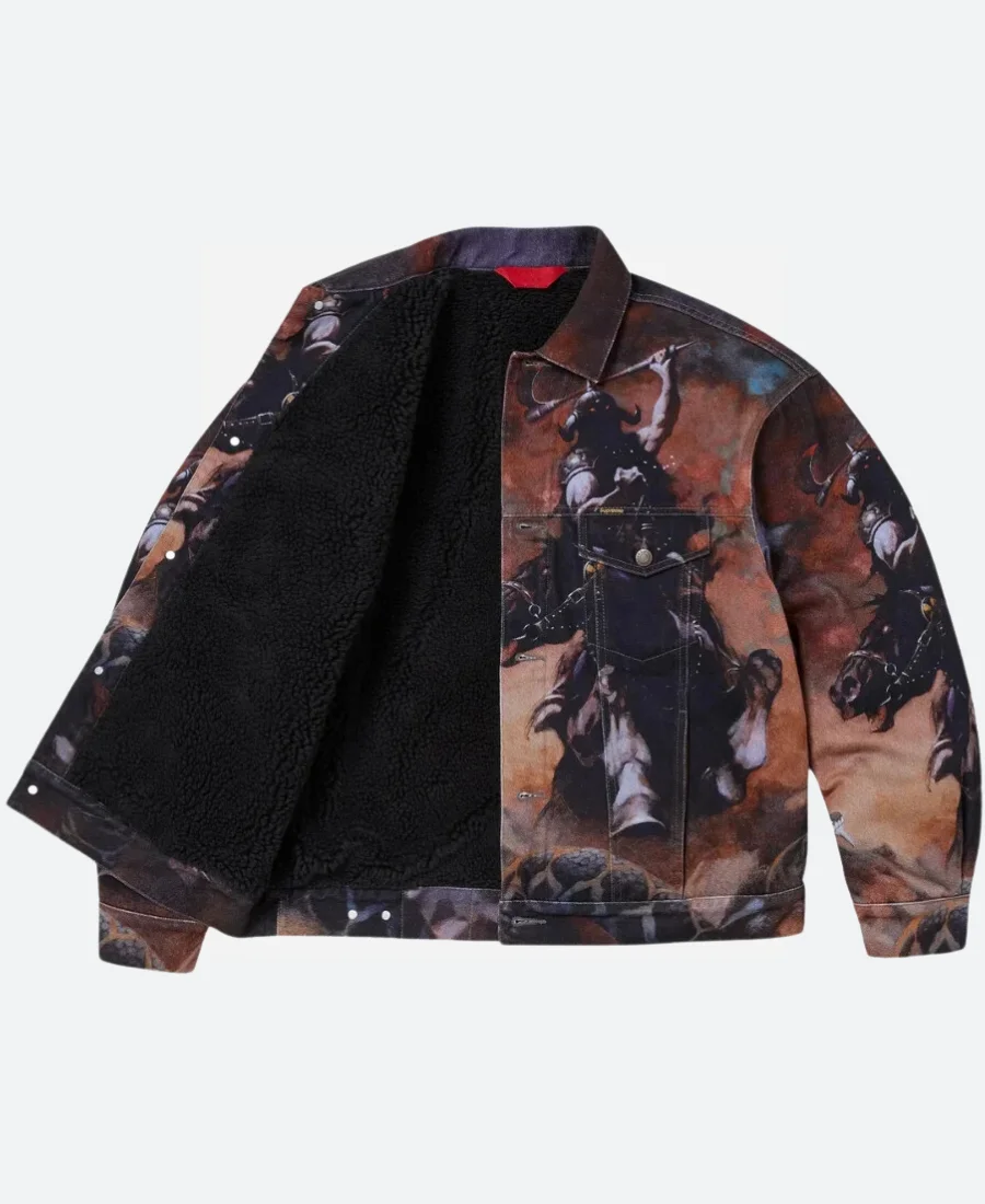 Supreme X Frank Frazetta Trucker Jacket Inner Image