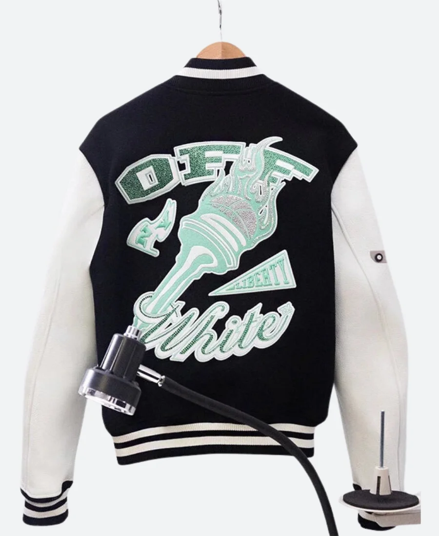WNBA New York Varsity Jacket Back Image