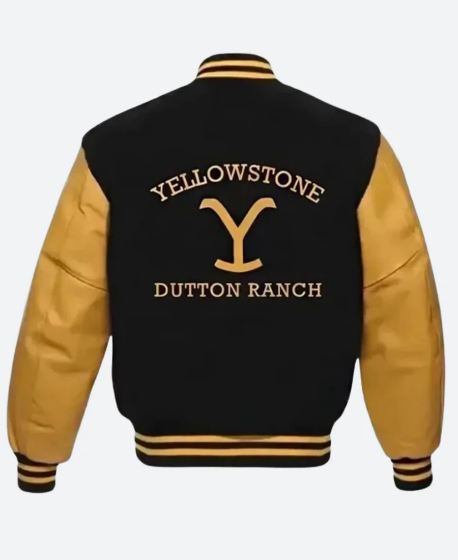 Yellowstone Dutton Ranch Varsity Jacket Front Image