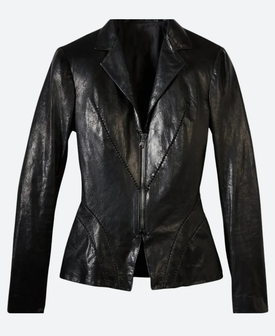 Batman Returns Catwoman Leather Jacket Front Image