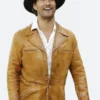 Matthew McConaughey Leather Jacket Front Image