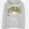 Pittsburgh Steelers Felt Hoodie Front Image