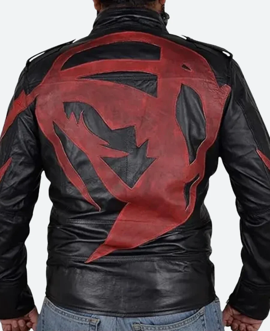 Prototype 2 James Heller Leather Jacket Back Image