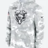 Salute To Service Chicago Bears Camo Hoodie Front Image