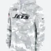 Salute To Service New York Jets Camo Hoodie Front Image