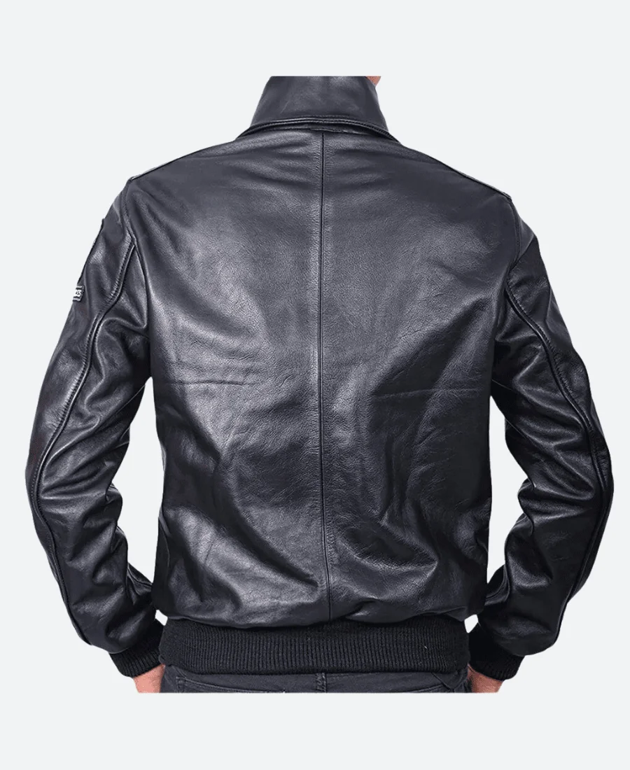 The Great Escape Hilts The Cooler King Leather Jacket Back Image