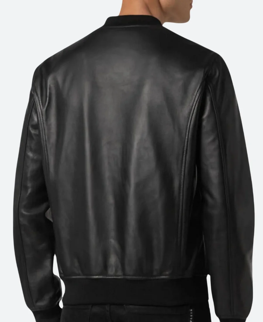 The Voice S26 Snoop Dogg Leather Jacket Back Image