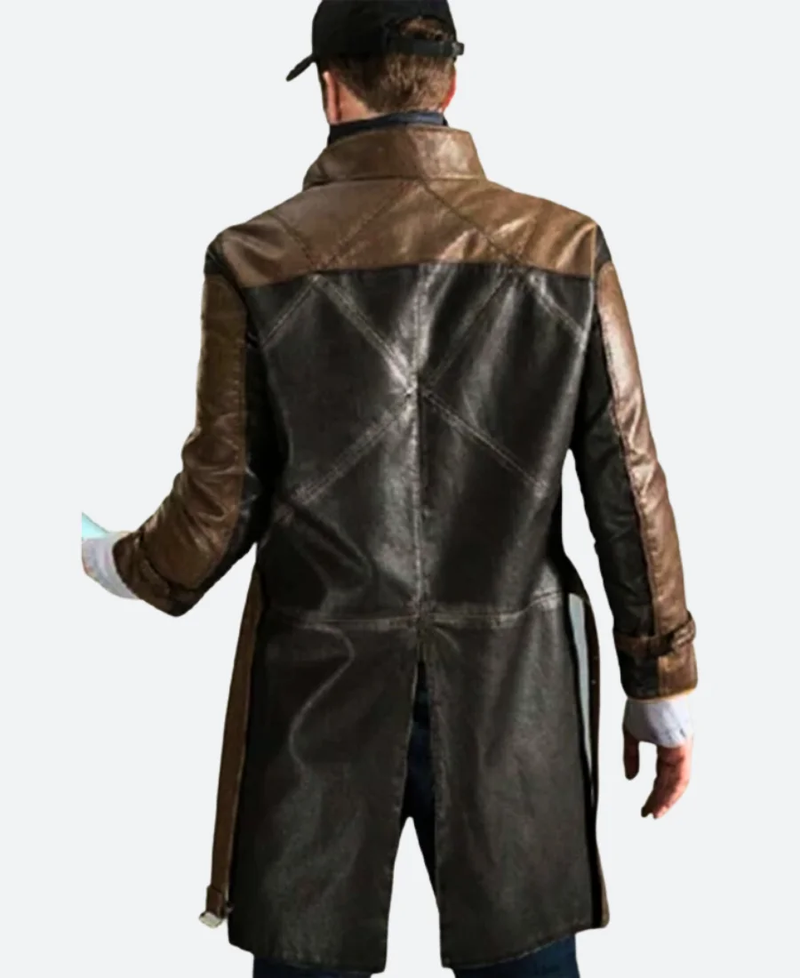 Watch Dogs Aiden Pearce Coat BAck Image