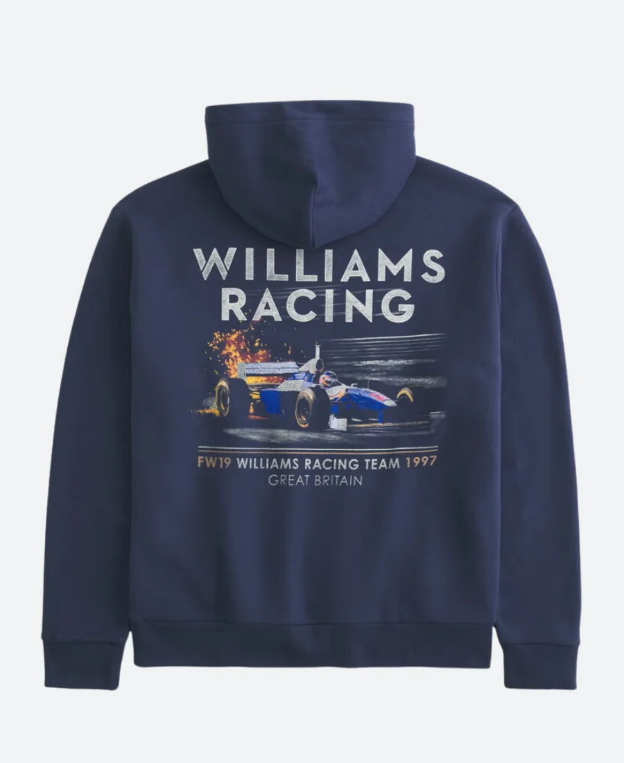 Williams Racing F1 Hoodie Back Image
