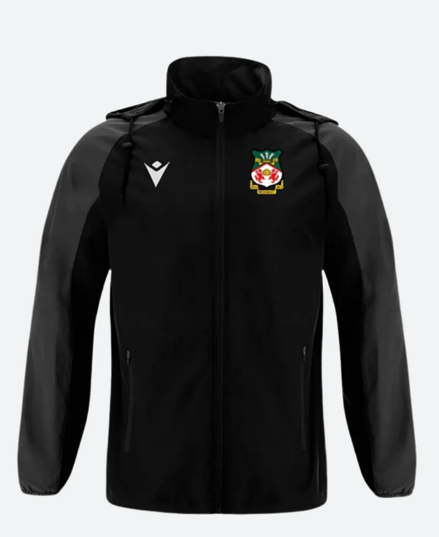 Wrexham AFC Black Elbrus Jacket Front Image