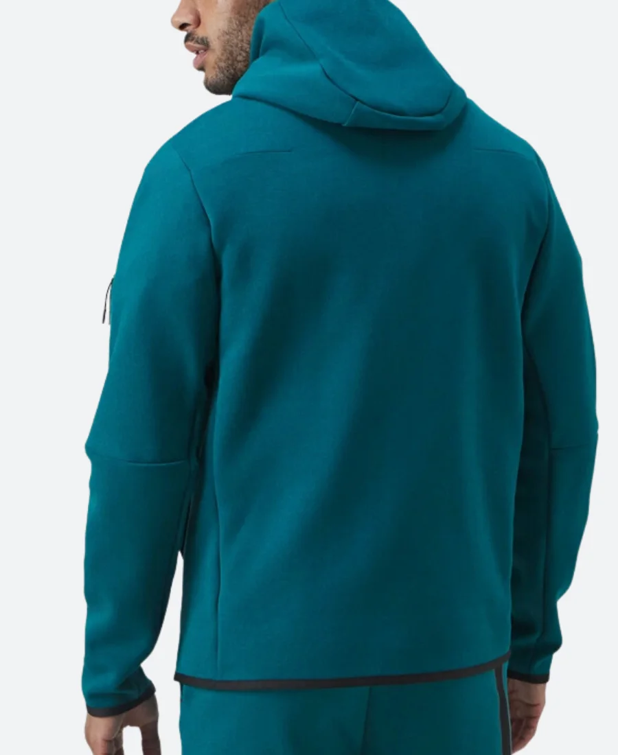 Cristiano Ronaldo Portugal Tech Zipper Hoodie Back Image
