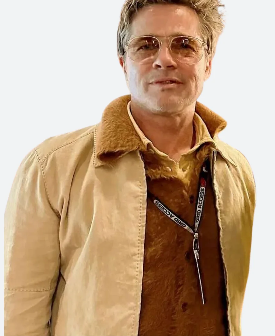 F1 Movie Premiere Brad Pitt Jacket Front Image