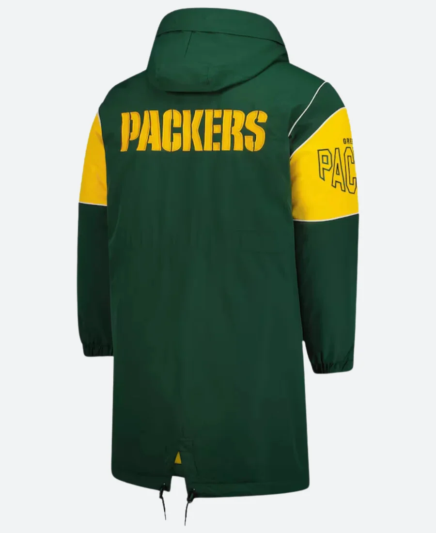 Green Bay Packers Hooded Jacket Bacak Image