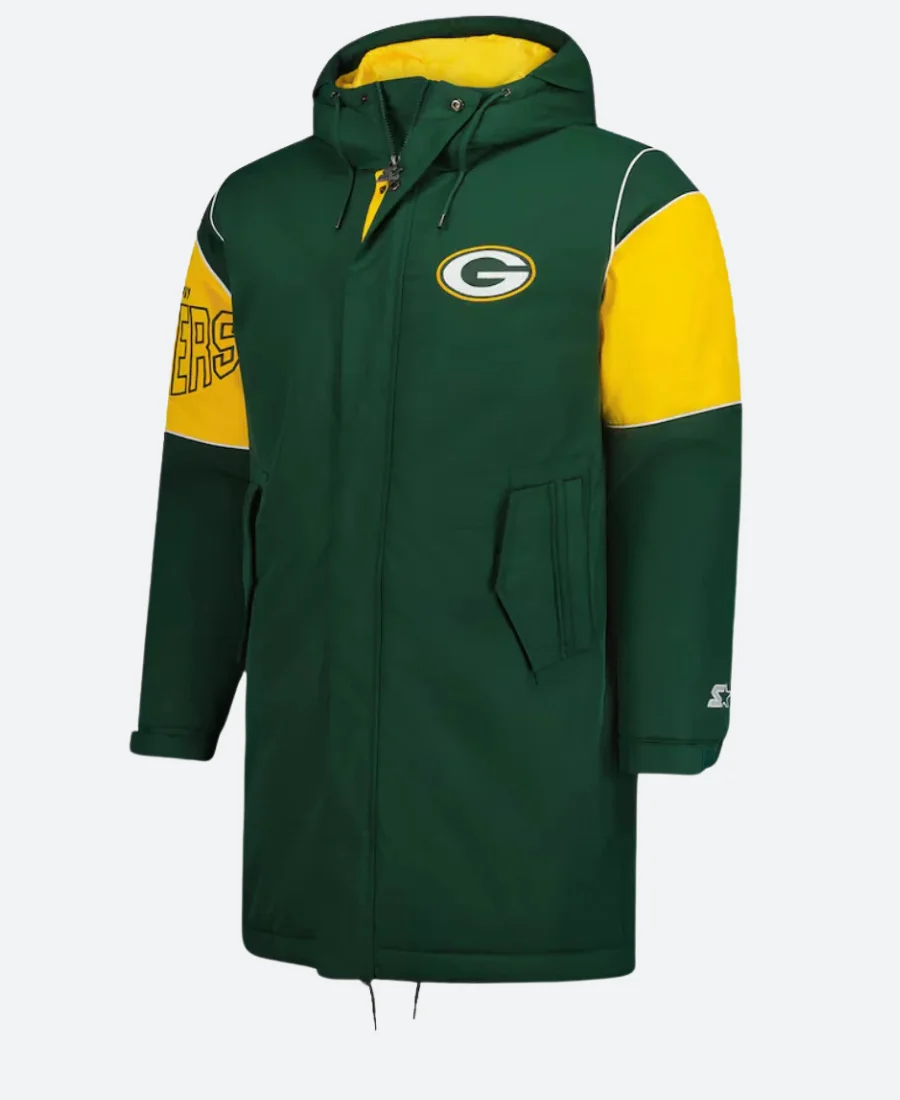 Green Bay Packers Hooded Jacket Front Image