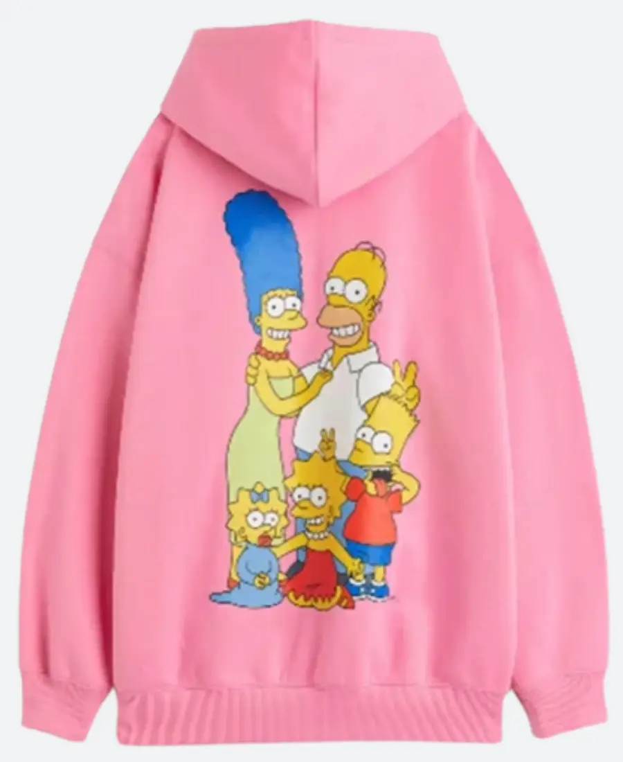 H&M Homer Simpson Pink Hoodie