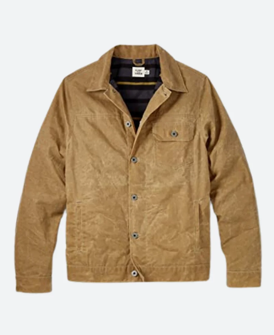 Huckberry X Flint and Tinder Trucker Jacket Front Image