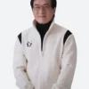 Karate Kid Legends Jackie Chan White Panda Jacket Front Image