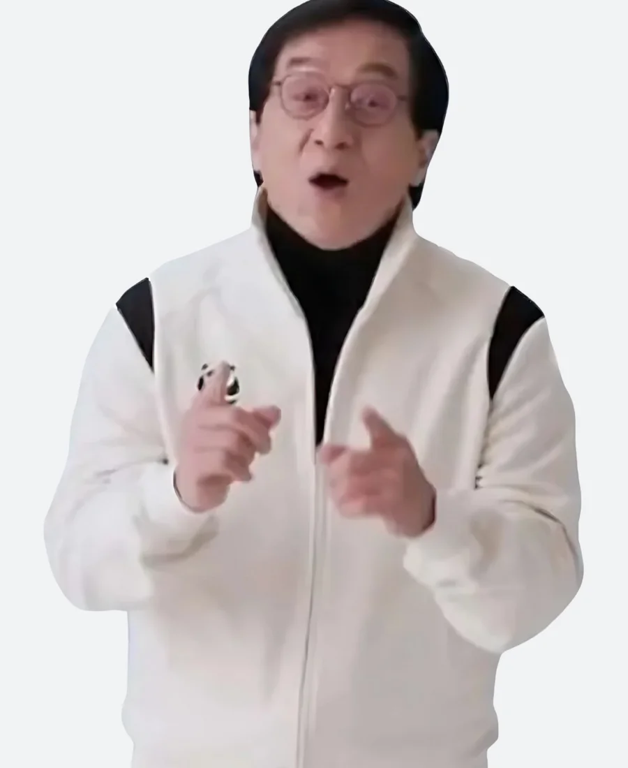 Karate Kid Legends Jackie Chan White Panda Jacket