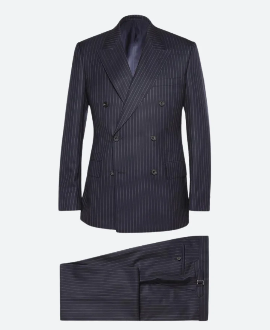 Kingsman The Golden Circle Eggsy Double Breasted Suit Front Image