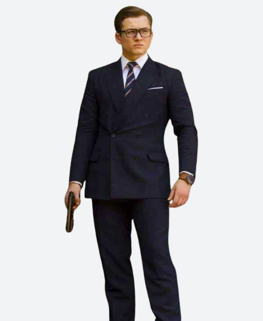 Kingsman The Golden Circle Eggsy Double Breasted Suit