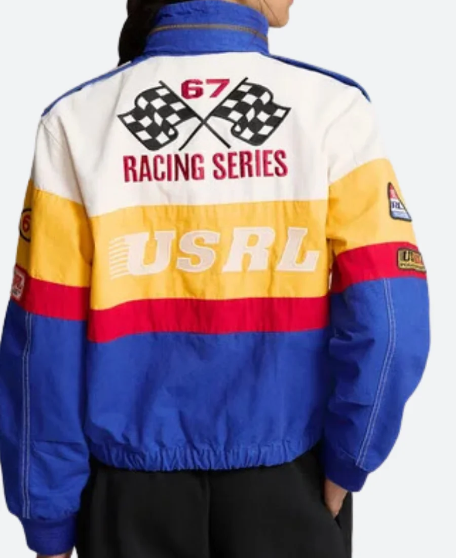 RL Speed Paris Racing Bomber Jacket Back Image