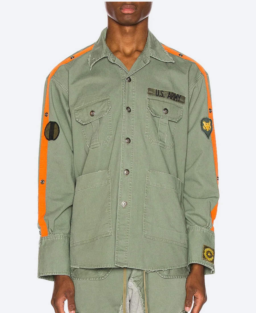 Shrinking S01 Liz Army Jacket Front Image