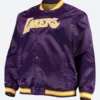 Snoop Dogg LA Lakers Varsity Jacket Front Image