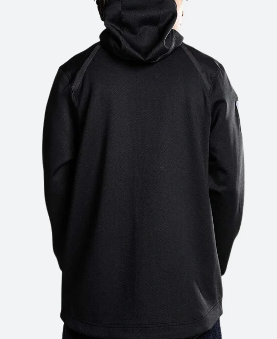 Toronto Raptors Warm Up Hoodie Back Image