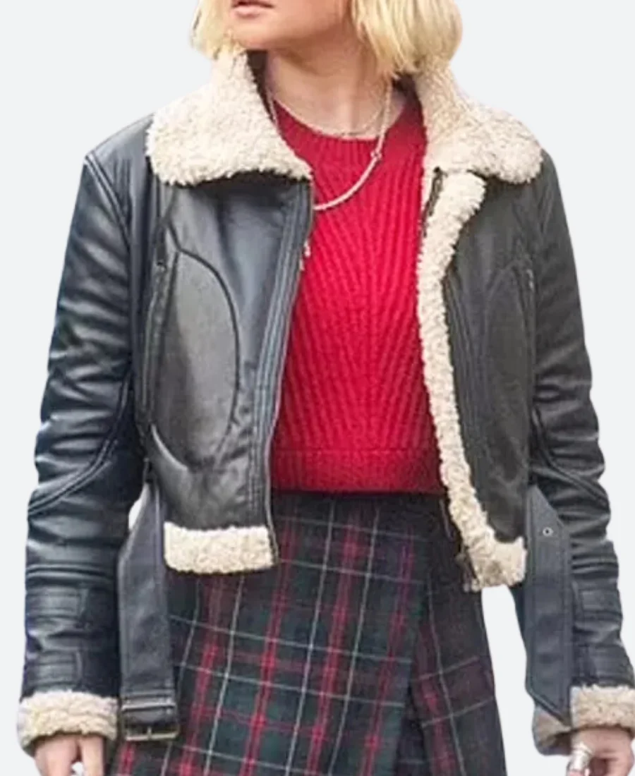 Doctor Who S14 Ruby Sunday Leather Jacket - Image 3