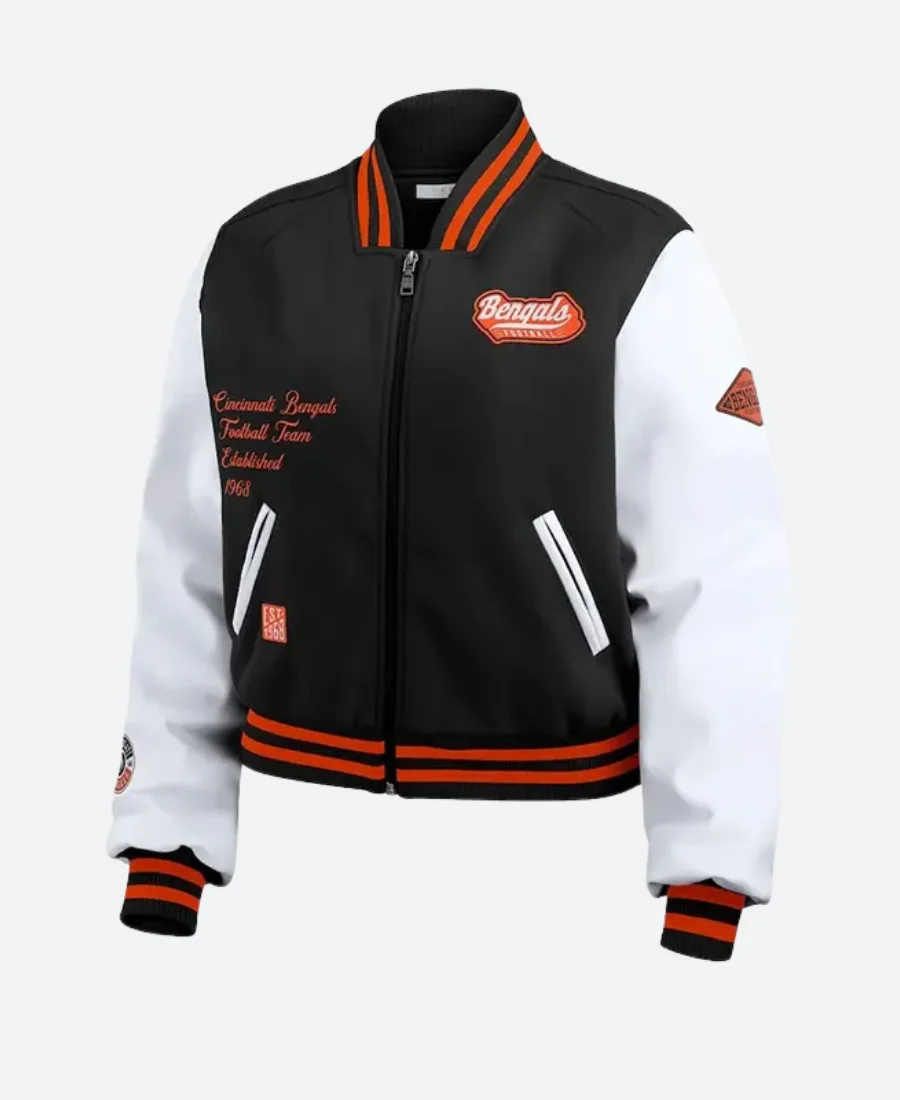 Erin Andrews Cincinnati Bengals Varsity Jacket