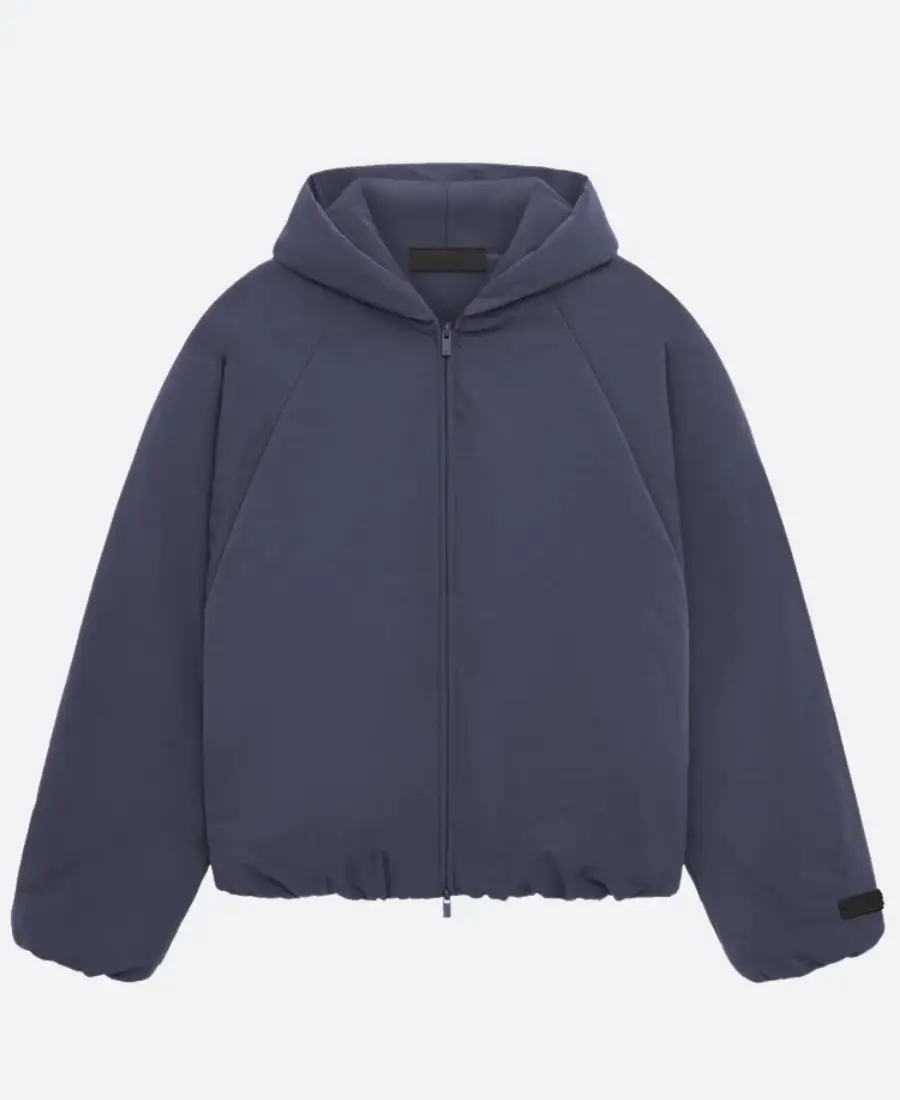 Essentials Marine Military Nylon Hooded Jacket