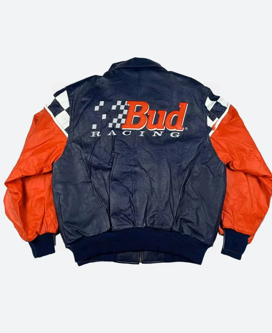 KPop Singer Rose Bud Racing Jacket Back Image