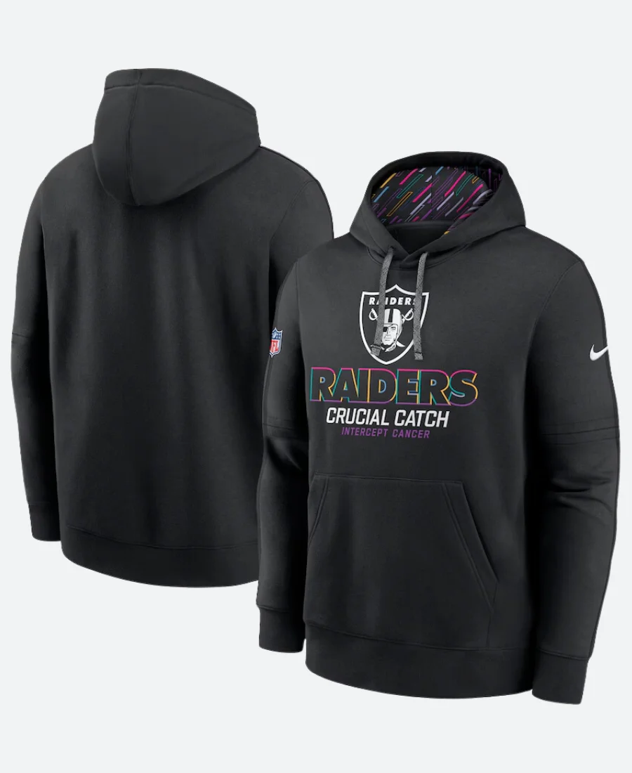 Las Vegas Raiders Crucial Catch Club 2024 Hoodie - Image 3