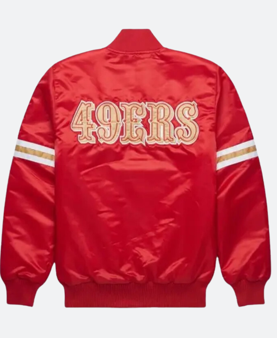 San Francisco 49ers Starter Jacket back Image
