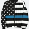 American Flag Bomber Jacket Front Image