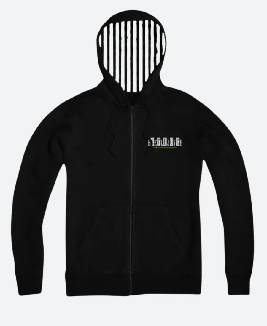 Beetlejuice Its Showtime Hoodie Frpnt Image