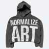 Billionaire Studios Normalize Art Hoodie Front image
