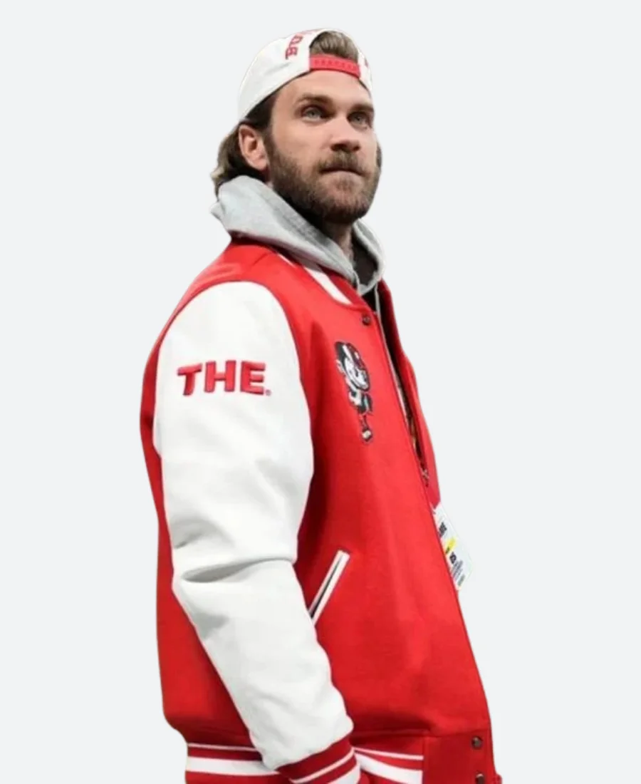 Bryce Harper Ohio State University Varsity Jacket Side Image