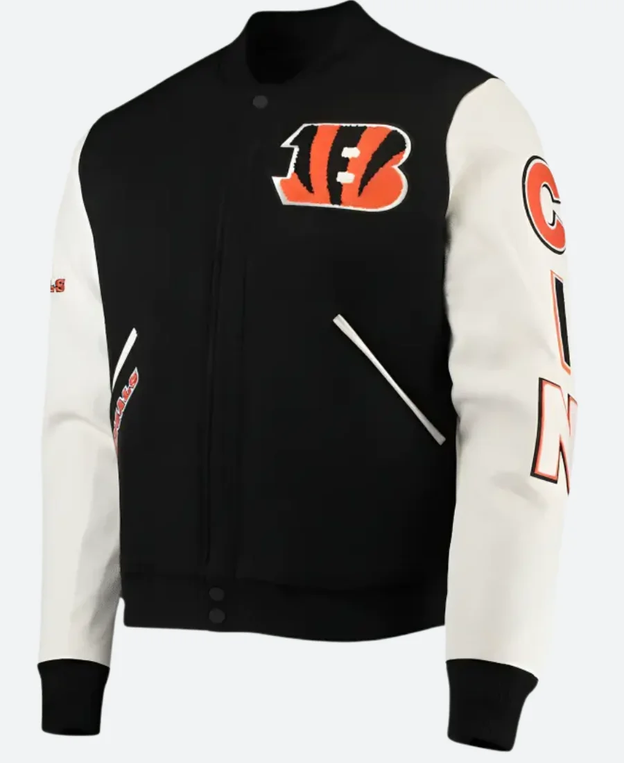 Cincinnati Bengals Varsity Jacket Front Image
